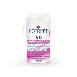 Quadrucci in cotone togli trucco 50pz