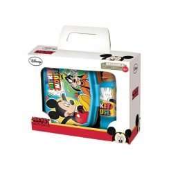 Set regalo borraccia e lunch box Mickey Mouse