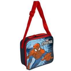 Borsetta tracolla con borraccia e lunch box Spiderman