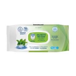 Salviette milleusi rinfrescanti al tè verde 72pz