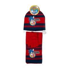 Cappello sciarpa e guanti Sonic set 3pz